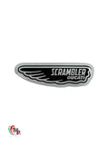 Ducati Scrambler Gel Emblem Sticker 15X40 NEW - Ducati