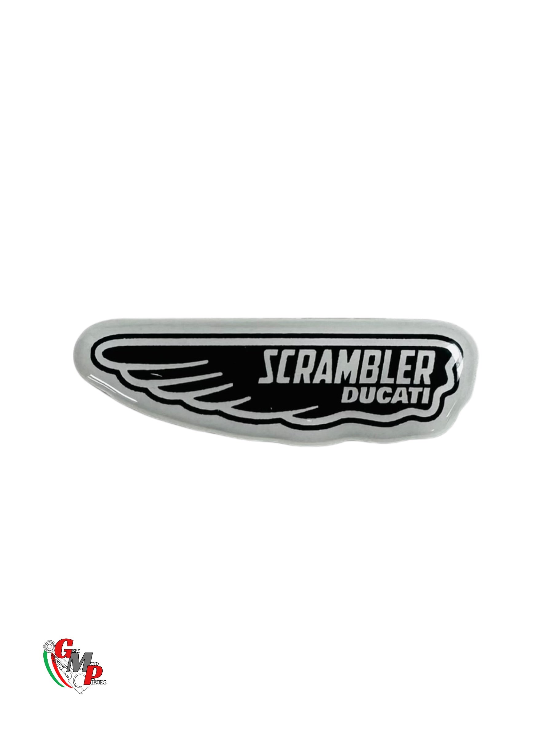 Ducati Scrambler Logos Autocollant Relief Gel 15X40 NEUF - Ducati