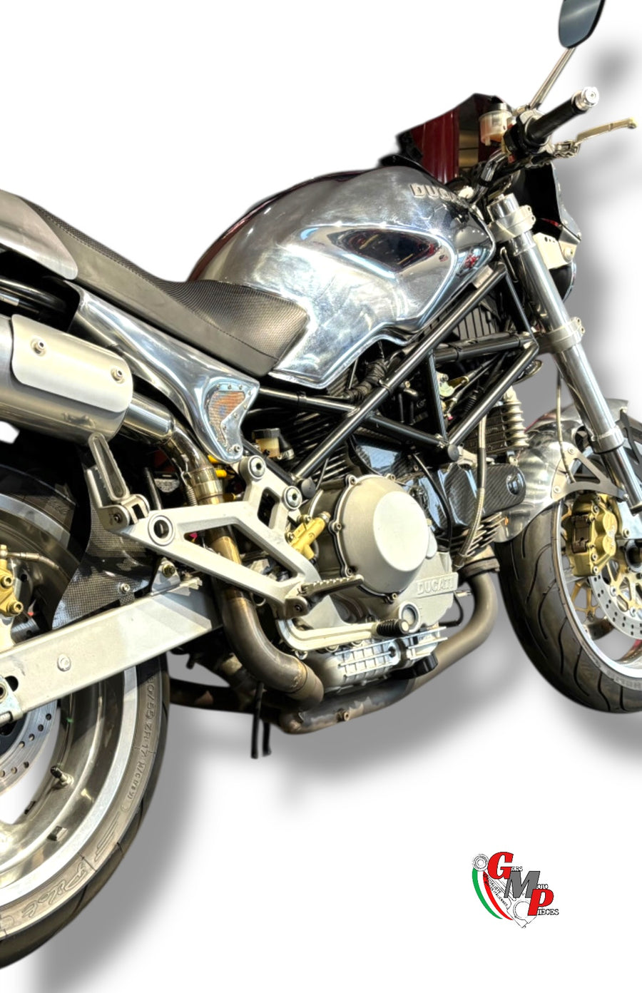 Pair of Chrome Underseat Covers - DUCATI PERFORMANCE