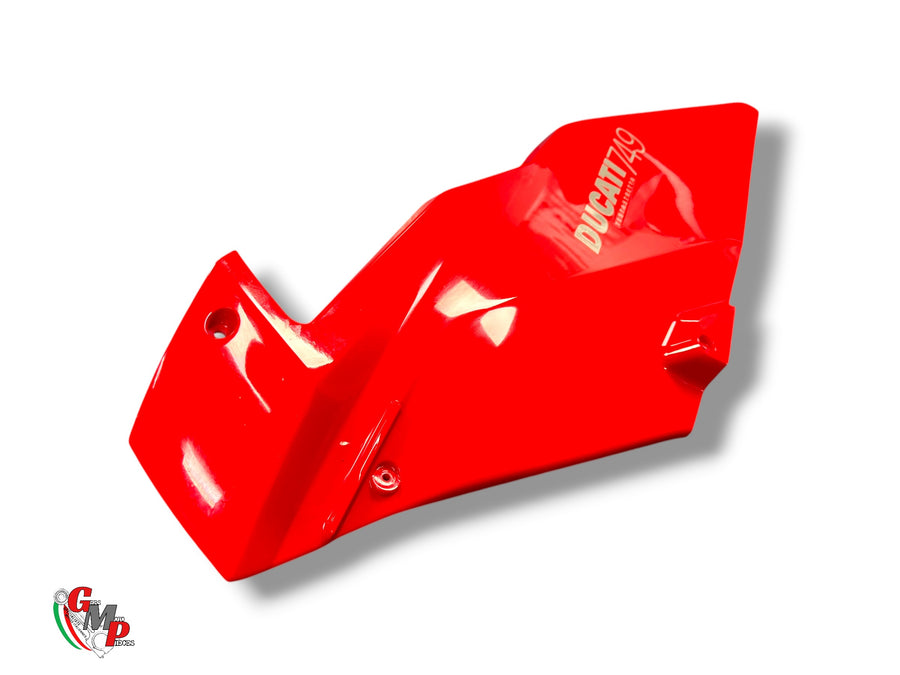 Left Upper Red Half Fairing - Ducati