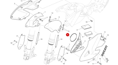 NEW Inner Fairing Trim - Ducati