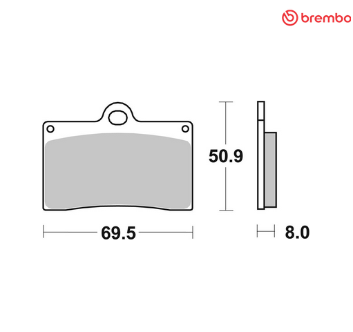 Pair of NEW front brake pads - Ducati