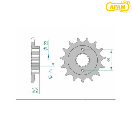 Output sprocket NEW - Ducati