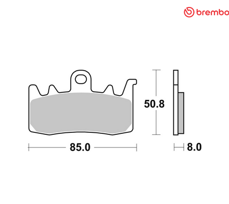 Pair of NEW genuine Brembo front brake pads - Ducati