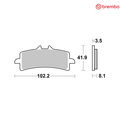 Pair of NEW front brake pads - Ducati