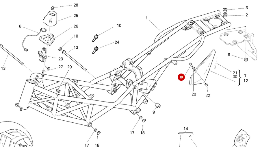 Screw M5X18 - Ducati
