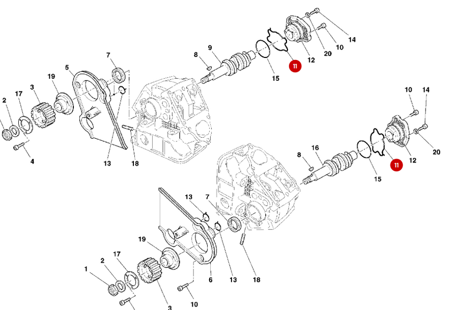 NEW camshaft bearing O-ring - Ducati