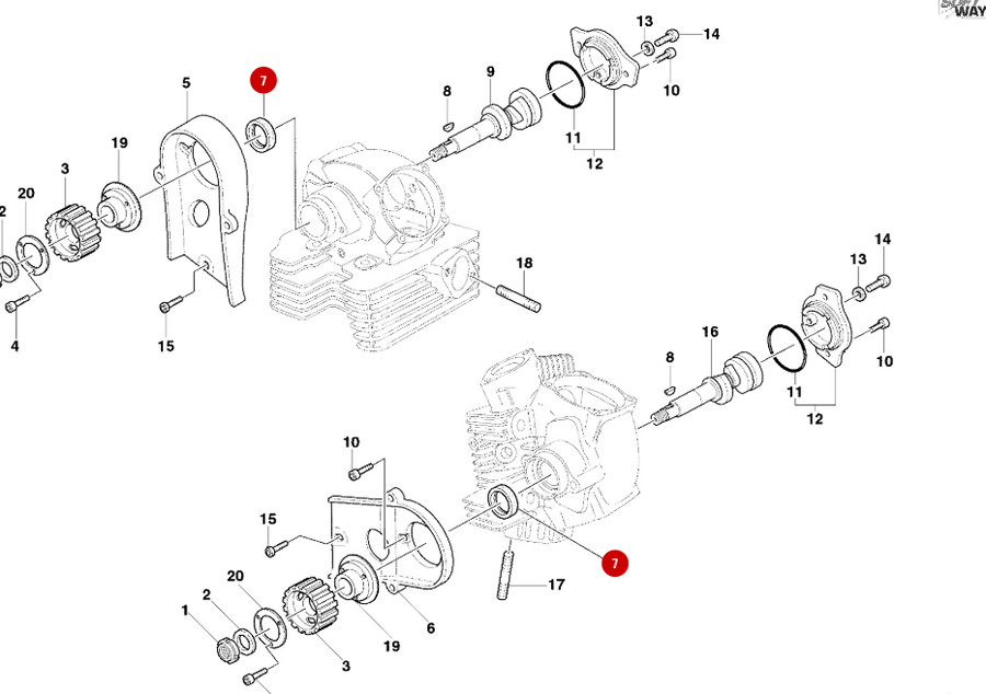 NEW Camshaft Seal Ring - Ducati