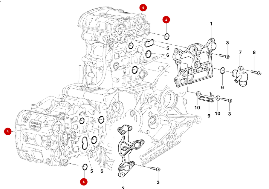 Cylinder Head O-Ring 18.77X1.78 NEW - Ducati