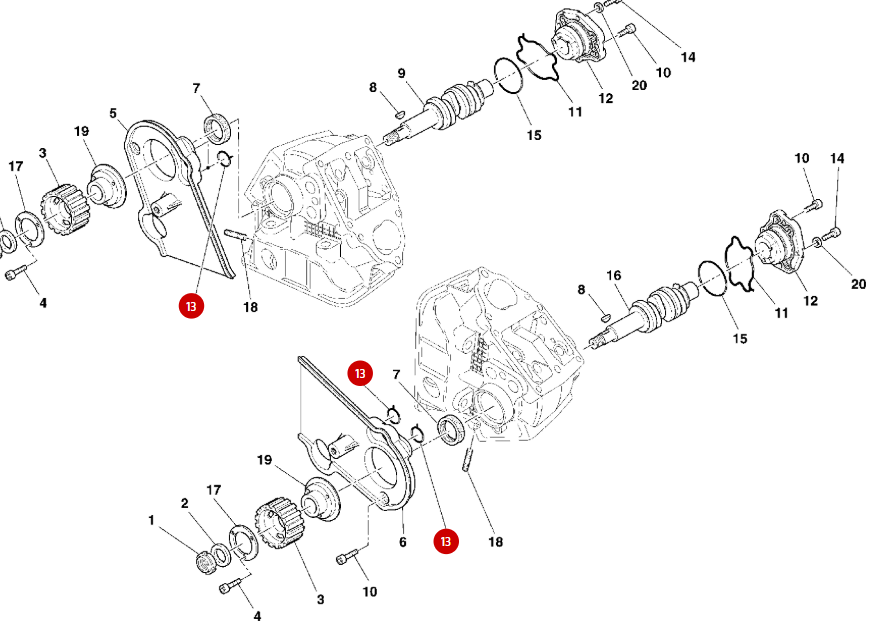 New Timing Cover O-Ring - Ducati