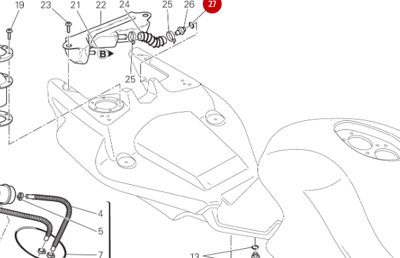 New Tank Breather O-Ring - Ducati