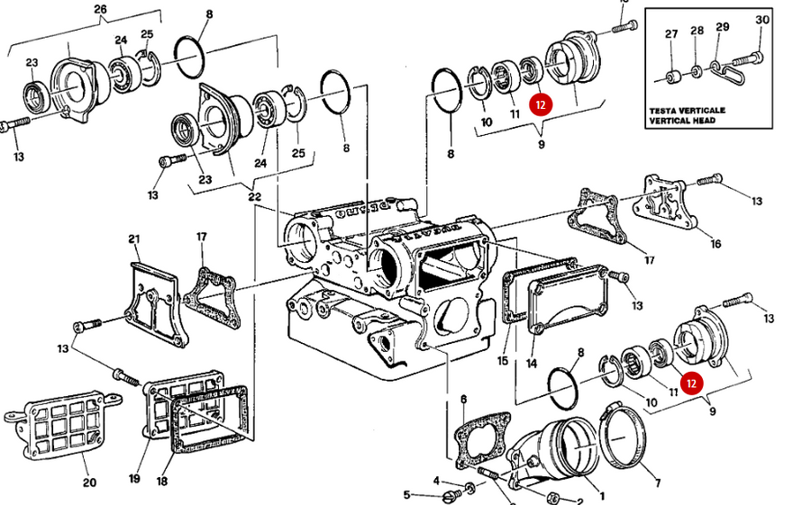 NEW Camshaft Bearing Seal Ring - Ducati