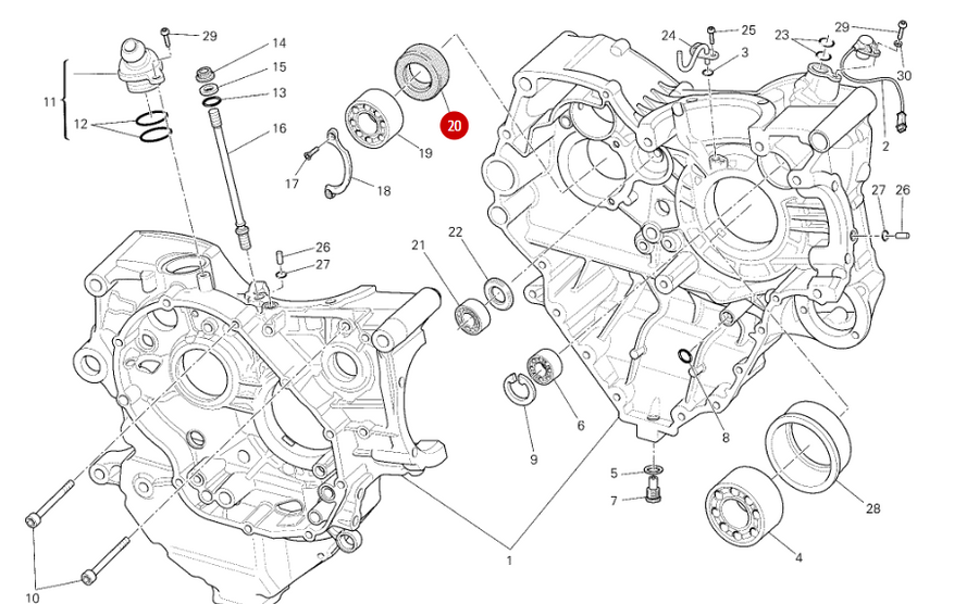 NEW Gearbox Output Shaft Seal - Ducati