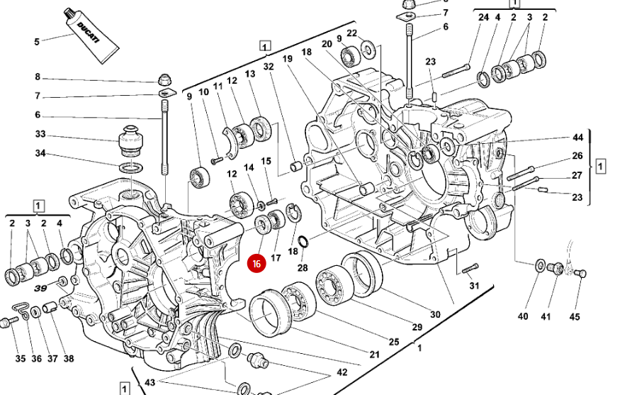 Engine Gasket NEW - Ducati