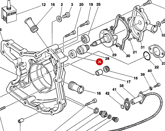 New Water Pump Mechanical Seal - Ducati