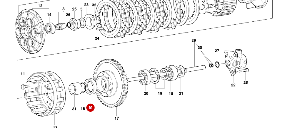 Clutch Oil Seal 35X47X7 NEW - Ducati