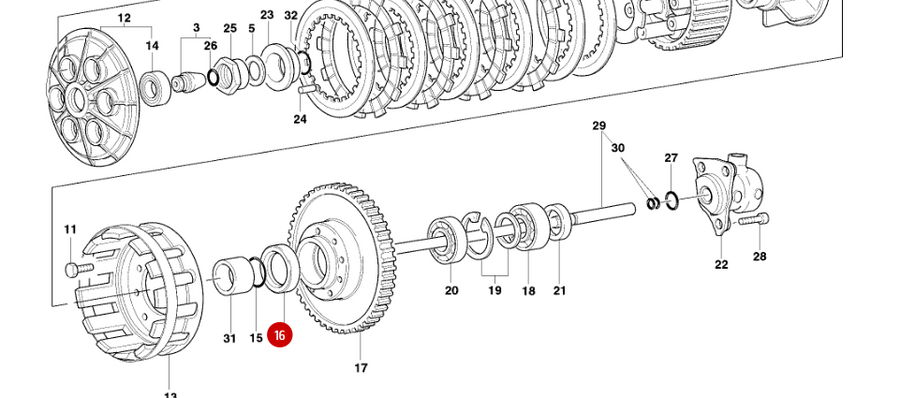 Clutch Oil Seal 35X47X7 NEW - Ducati