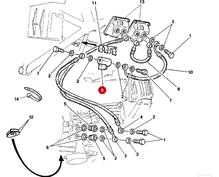 NEW Carb Heater Tap - Ducati