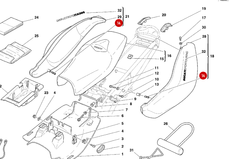 Insert Fairing NEW - Ducati