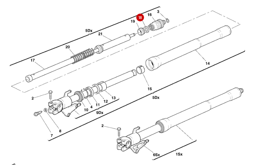 New Guide Spring Washer Support - Ducati