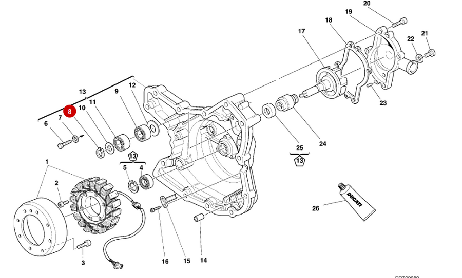 NEW Circlip - Ducati