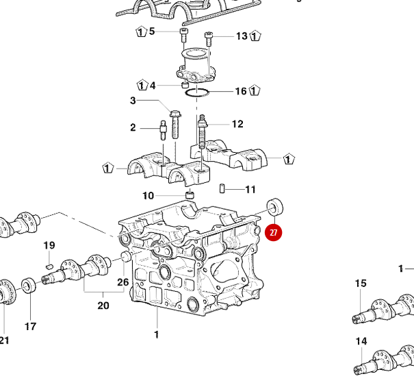 Cylinder Head Plug 35X7 NEW - Ducati