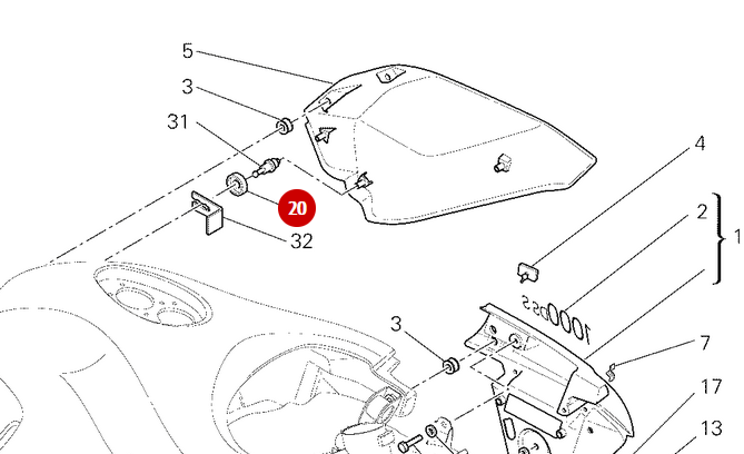 Caoutchouc NEUF - Ducati