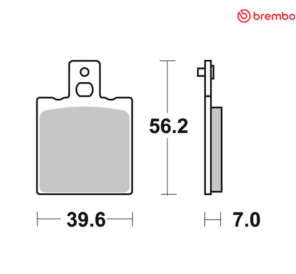Paire de plaquettes de frein arrière - Ducati