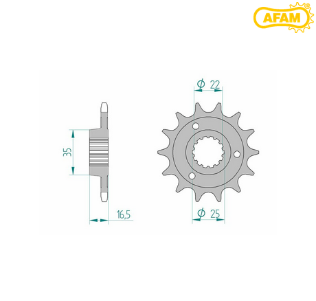 Output sprocket NEW - Ducati