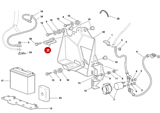 New Battery Mount - Ducati