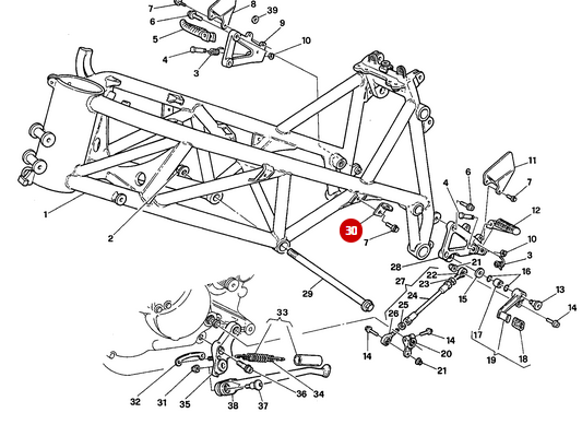 New Fairing Fixing Plate - Ducati