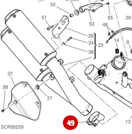 Collar 61-20 mm NEW - Ducati