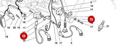 Joint En Caoutchouc Anti Vibration NEUF - Ducati