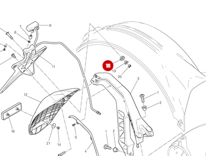 Joint En Caoutchouc Anti Vibration NEUF - Ducati