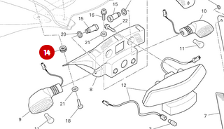 Joint En Caoutchouc Anti Vibration NEUF - Ducati