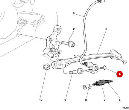 Screw M6X16 NEW - Ducati