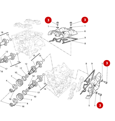 Vis Spécial NEUVE - Ducati