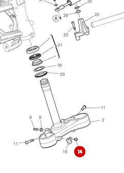 Vis Tbeif M6X12 NEUVE - Ducati