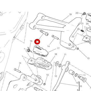 Screw M8x35 8.8 NEW - Ducati