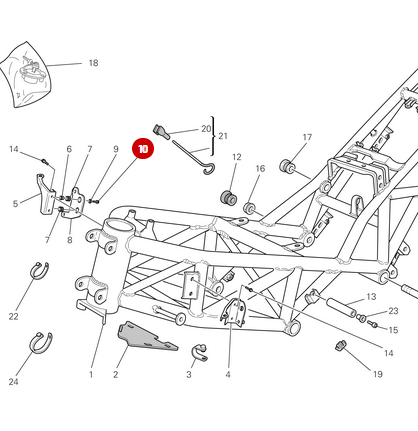 NEW M6X16 Screw - Ducati