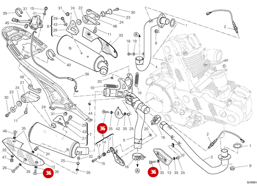 Screw Tbei M6X14 NEW - Ducati