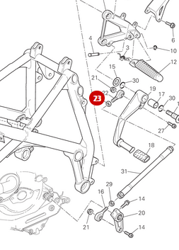 M6 Nut NEW - Ducati