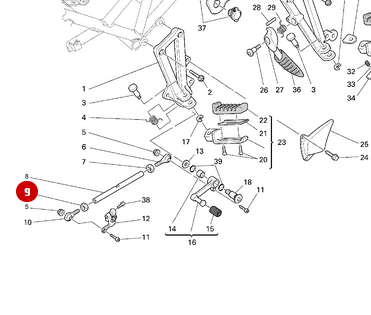 M6 Nut NEW - Ducati