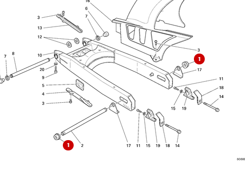 New Rear Wheel Axle Nut - Ducati