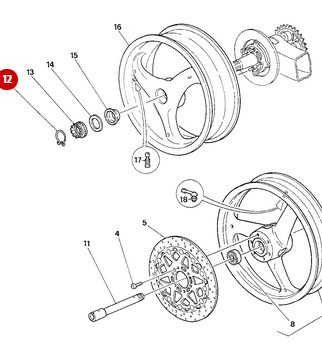 Clips 40MM NEW - Ducati