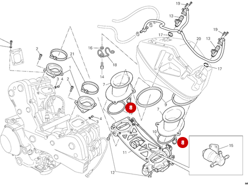 Vis Tcei M5X9 NEW - Ducati