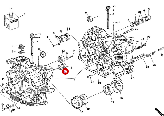 Bague Etancheite NEUVE - Ducati
