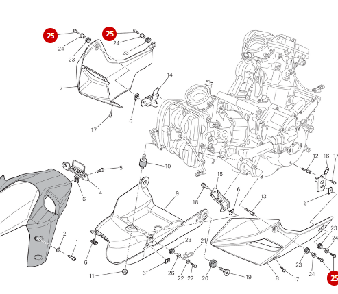 NEW M5x20 Screw - Ducati
