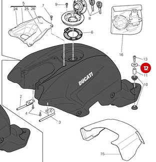 Washer NEW - Ducati