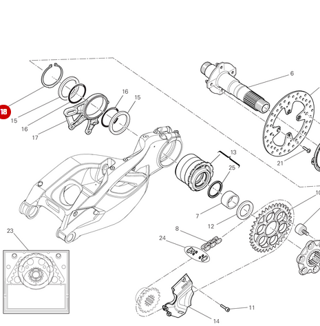 Circlip 85X3 NEW - Ducati